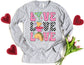 Love Tacos Long Sleeve Shirt - Long Sleeve Valentine's Day Shirt