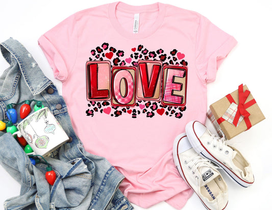 Leopard Love Shirt - Valentines Day Shirt