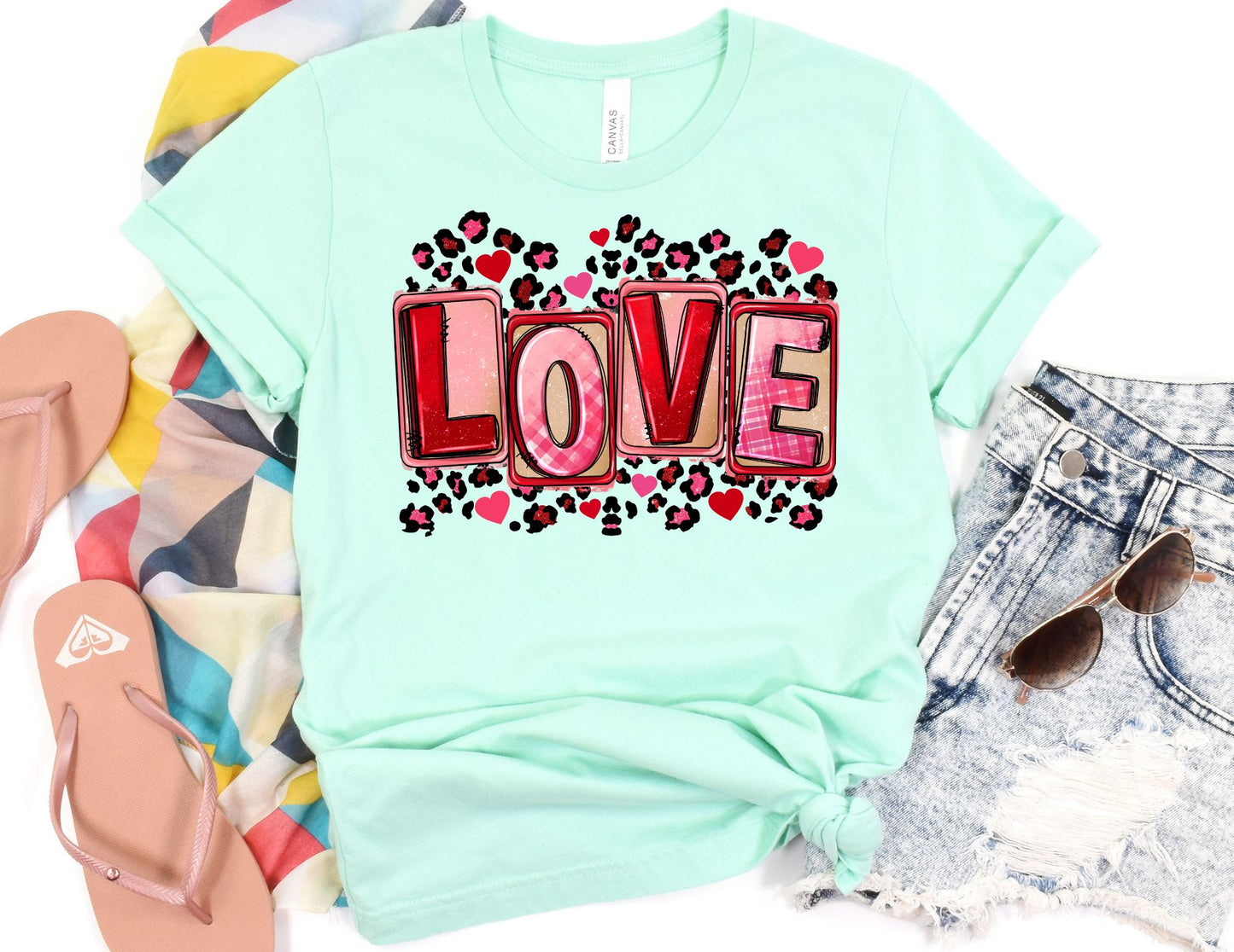 Leopard Love Shirt - Valentines Day Shirt