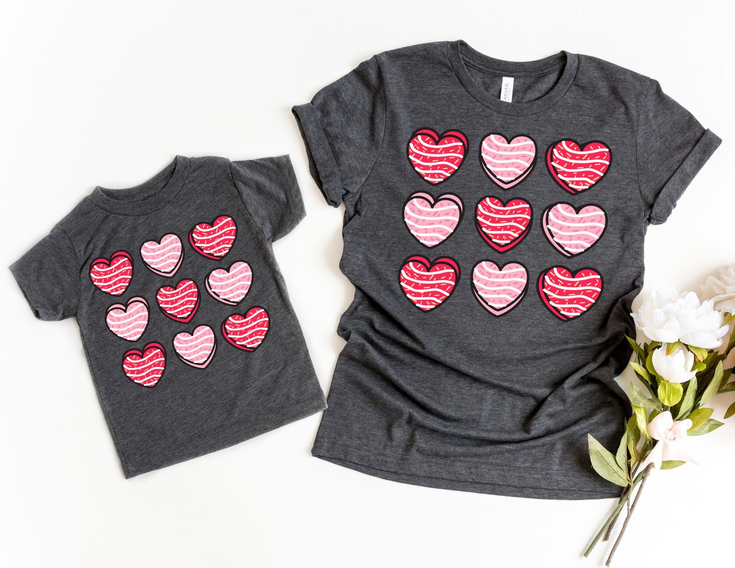 Valentine Hearts Shirt - Mommy and Me Valentines Day Shirts