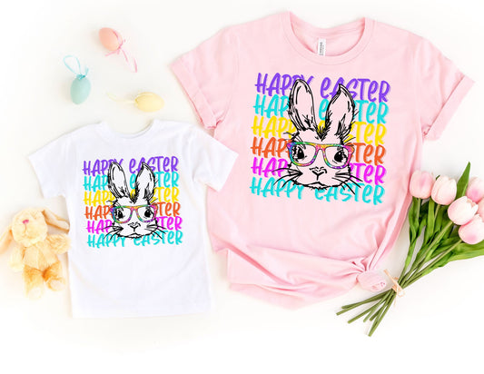 Happy Easter Bunny Shirt - Mommy and Me Easter Shirts