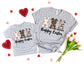 Happy Easter Floral Bunnies Shirt - Mommy and Me Easter Shirts