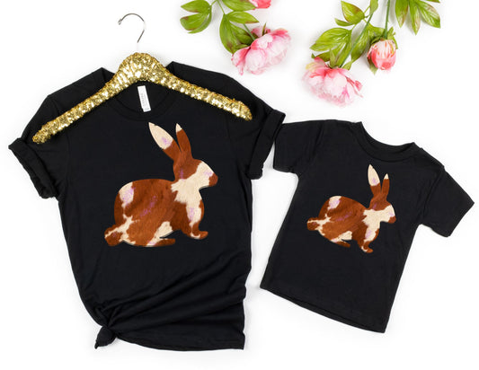 Brown Cow Print Easter Shirt - Mommy and Me Easter Shirts