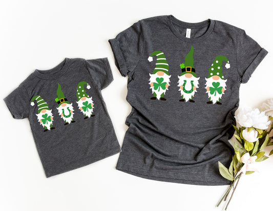 St Patricks Gnomes Shirt - Mommy and Me St Patricks Shirts