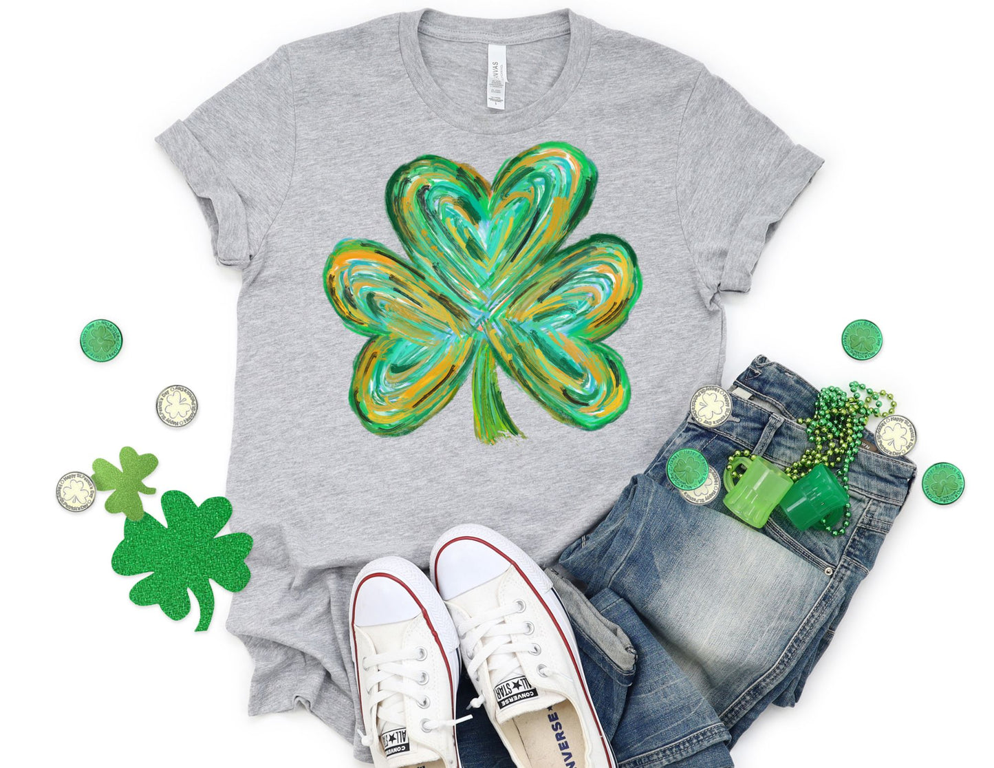 Colorful Clover Shirt - St Patricks day Shirt