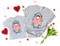 Cute Valentine Shark Shirt - Mommy and Me Valentines Day Shirts