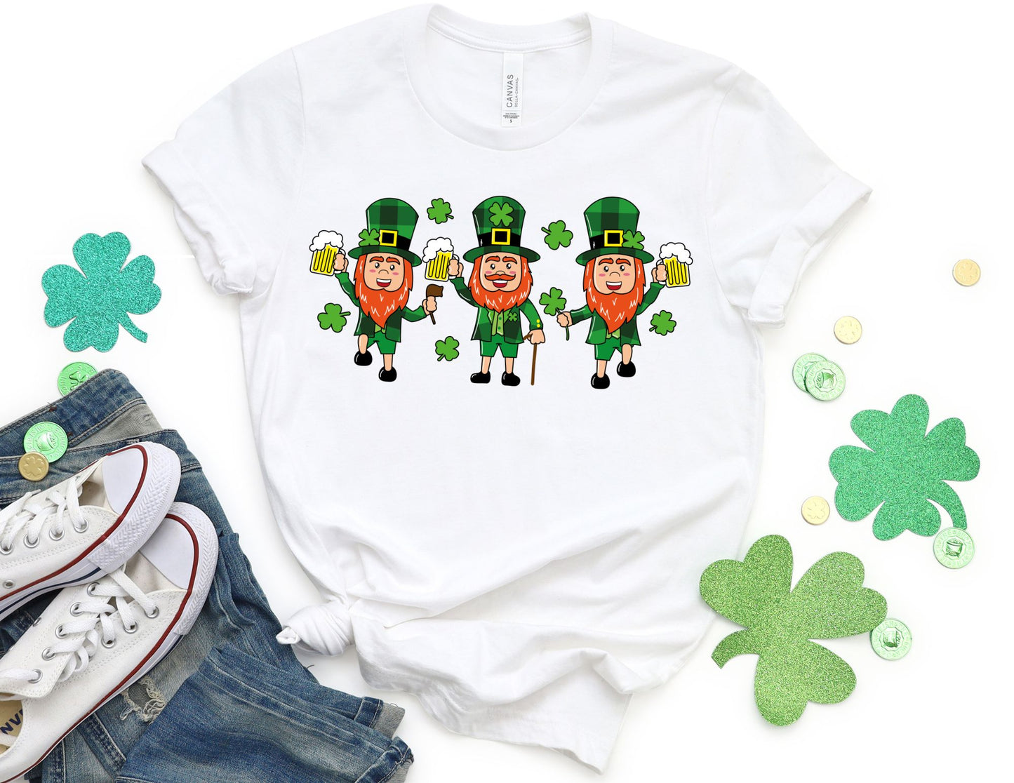 Drinking Leprechauns Shirt - St Patricks day Shirt