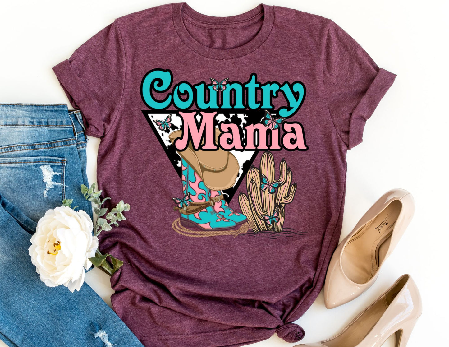 Country Mama Shirt - Mom Shirt