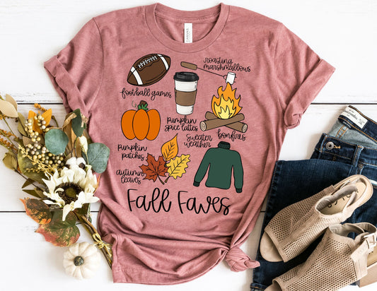 Fall Faves Shirt - Fall Shirt