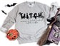 Witch Woman in Total Control of Herself Sweatshirt - Halloween Sweatshirt