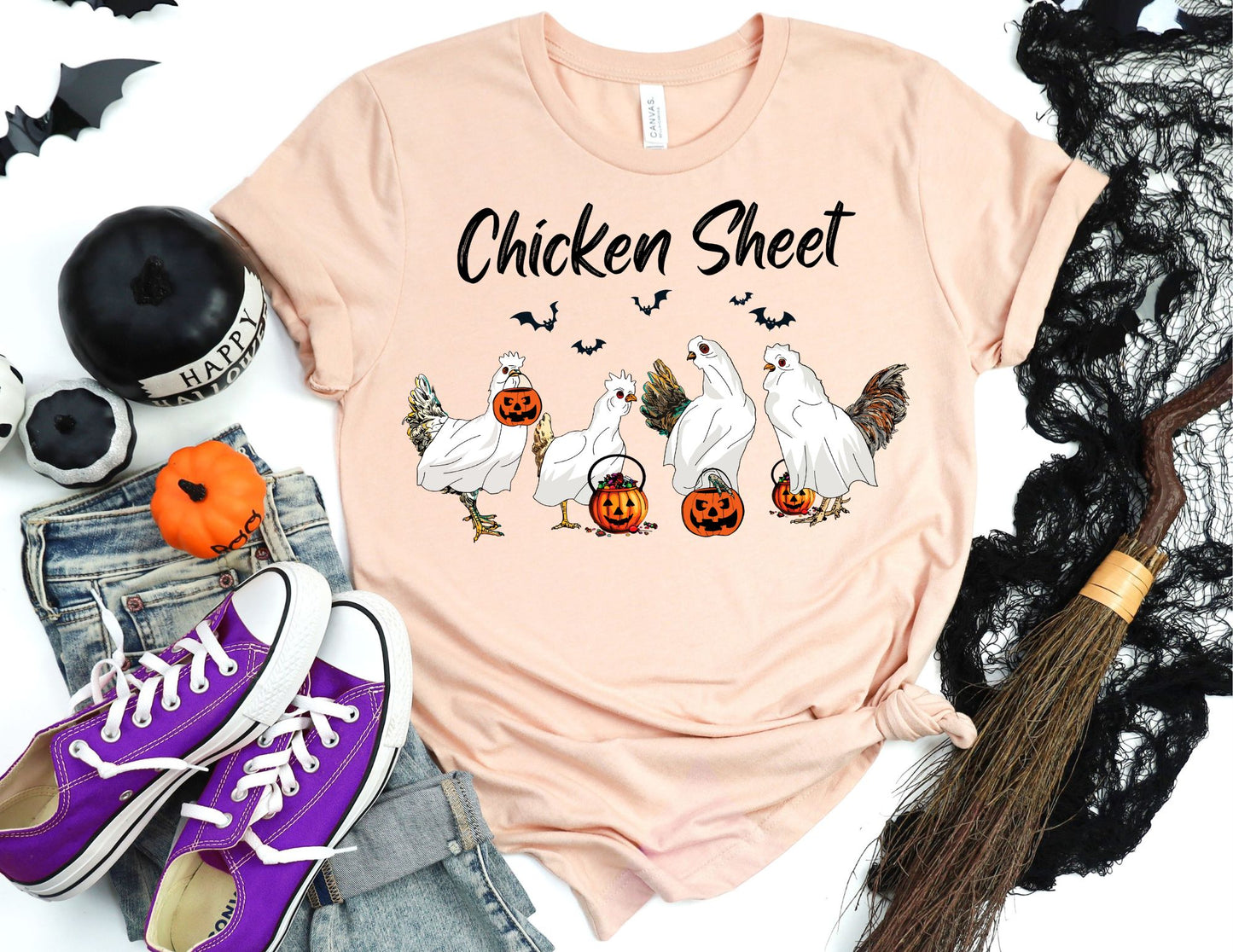 Chicken Sheet Shirt - Halloween Shirt