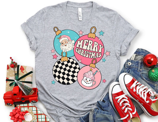 Merry Christmas Ornament Shirt - Christmas Shirt