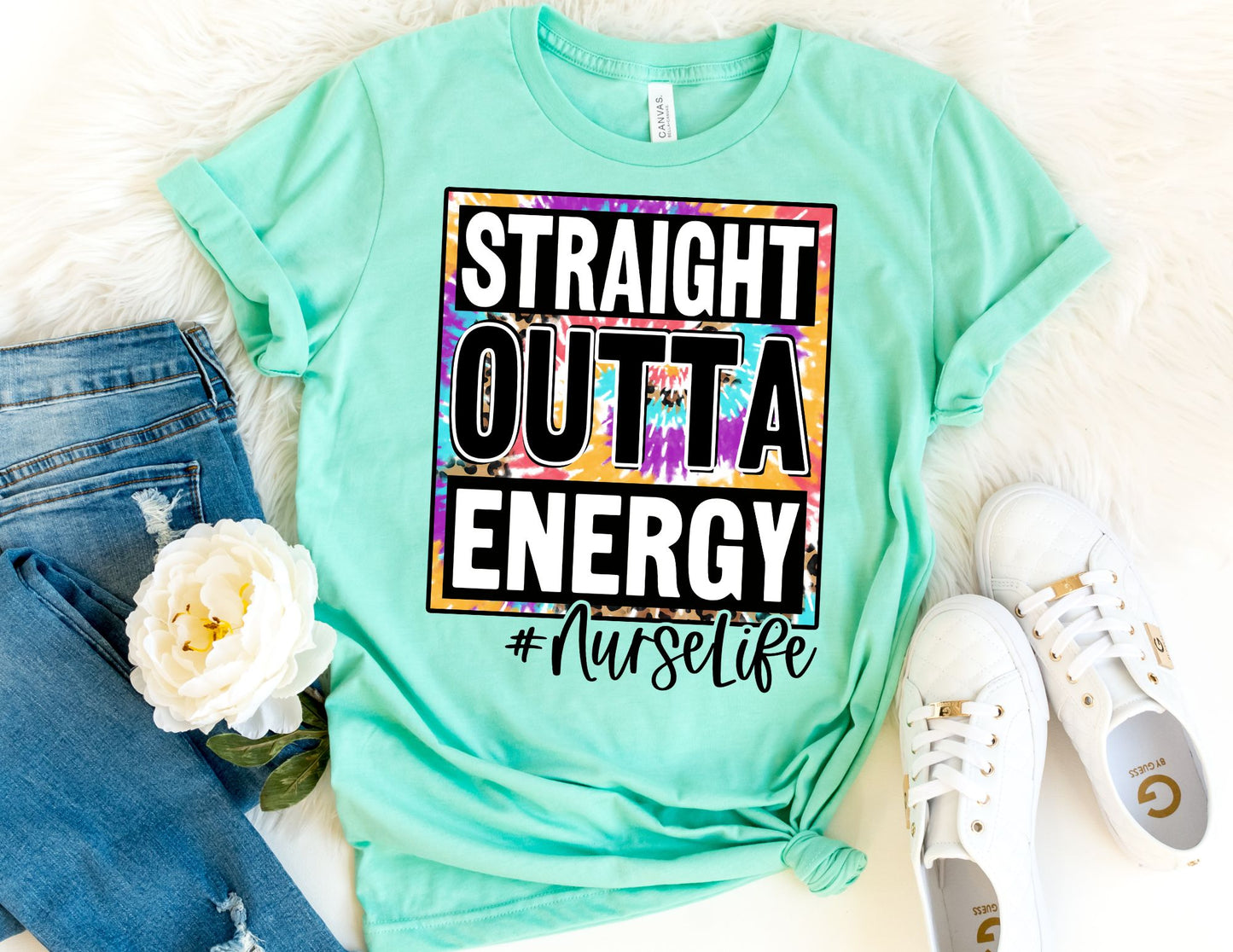 Straight Outta Energy #Nurselife Shirt - Nurse Shirt