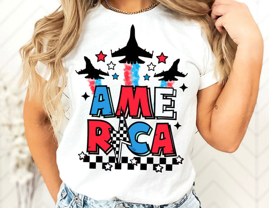 America Planes Shirt - 4th of July Shirt