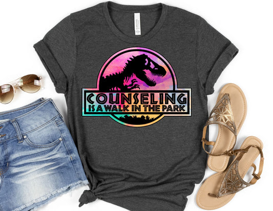Counseling is a Walk in the Park - School Counselor Shirt