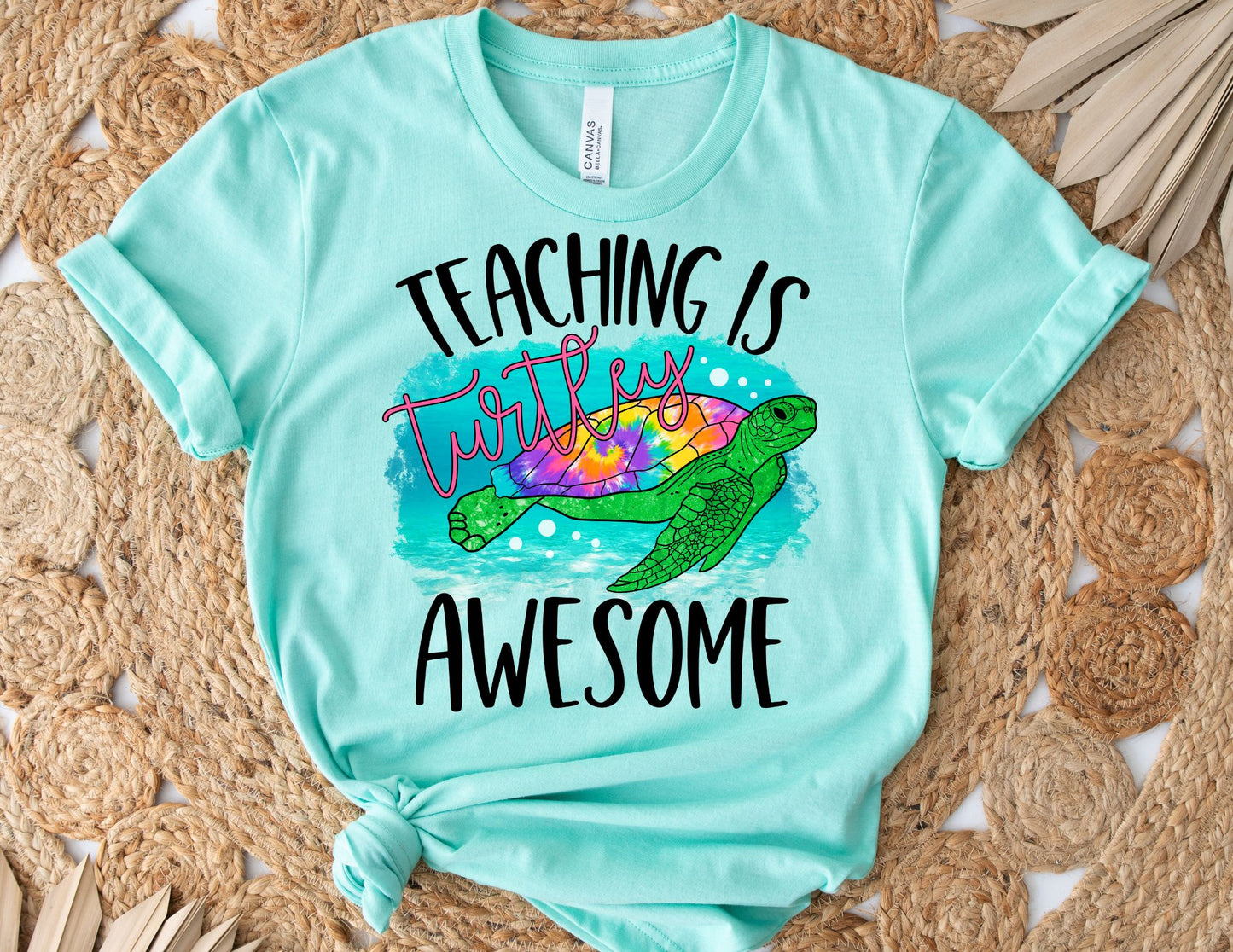 Teaching is Turtley Awesome Shirt - Teacher Shirt