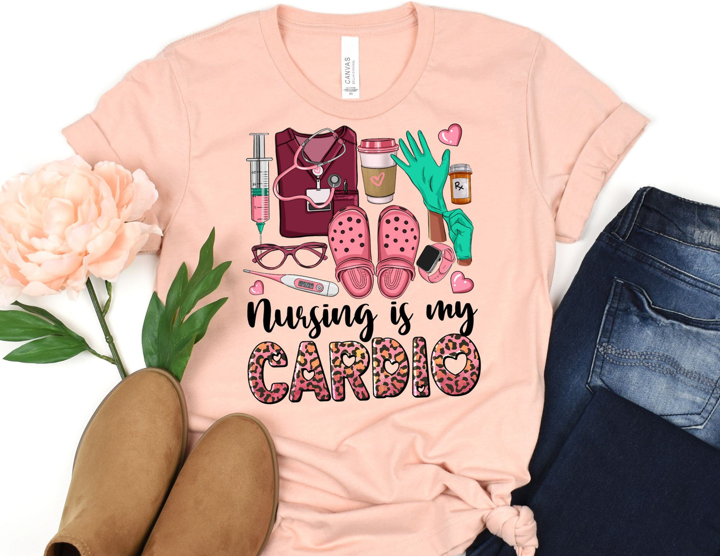 Nursing is my Cardio Shirt - Nurse Shirt