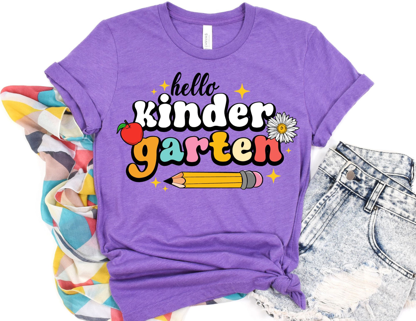 Hello Kindergarten Shirt - Kindergarten Teacher Shirt