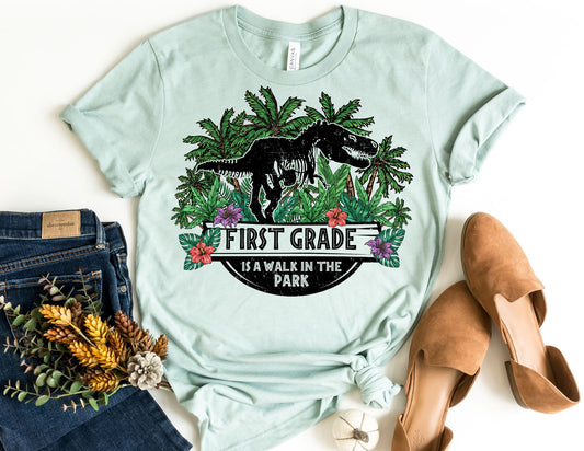 1st Grade is a Walk in the Park Shirt - First Grade Teacher Shirt