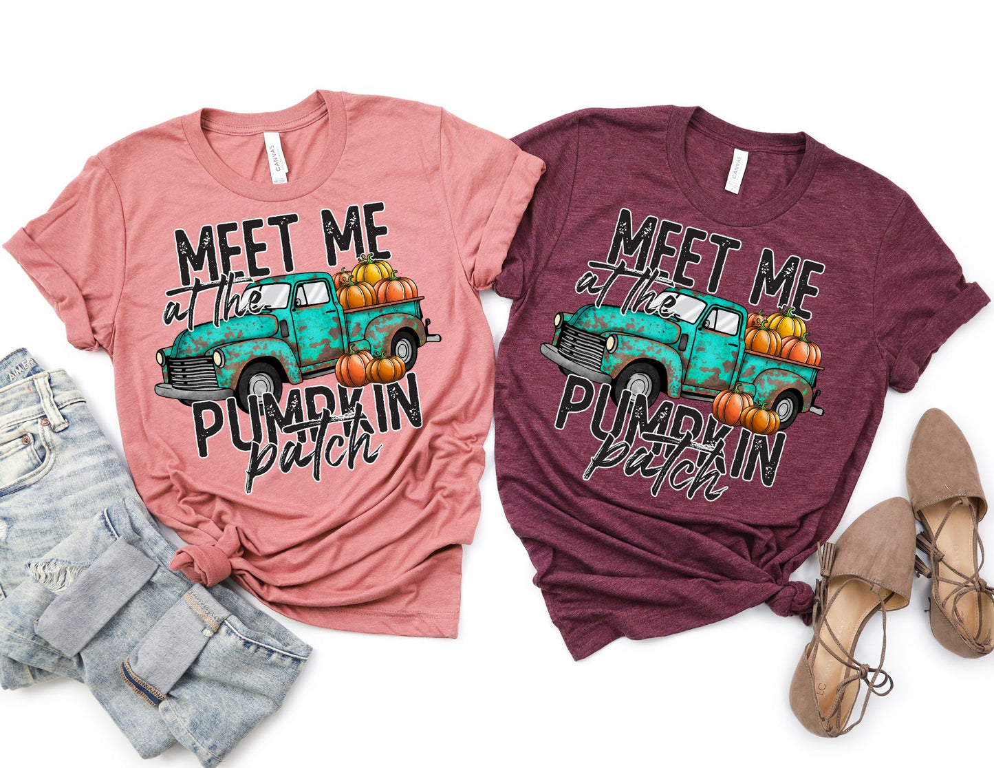 Meet me at the Pumpkin Patch Truck Shirt - Fall Shirt