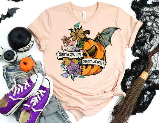 Sorta Sweet Sorta Spooky Shirt - Halloween Shirt