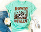 Howdy Fall Western Cow Print Pumpkin Shirt - Fall Shirt