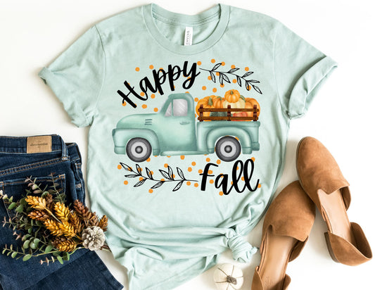 Happy Fall Truck Shirt - Fall Shirt