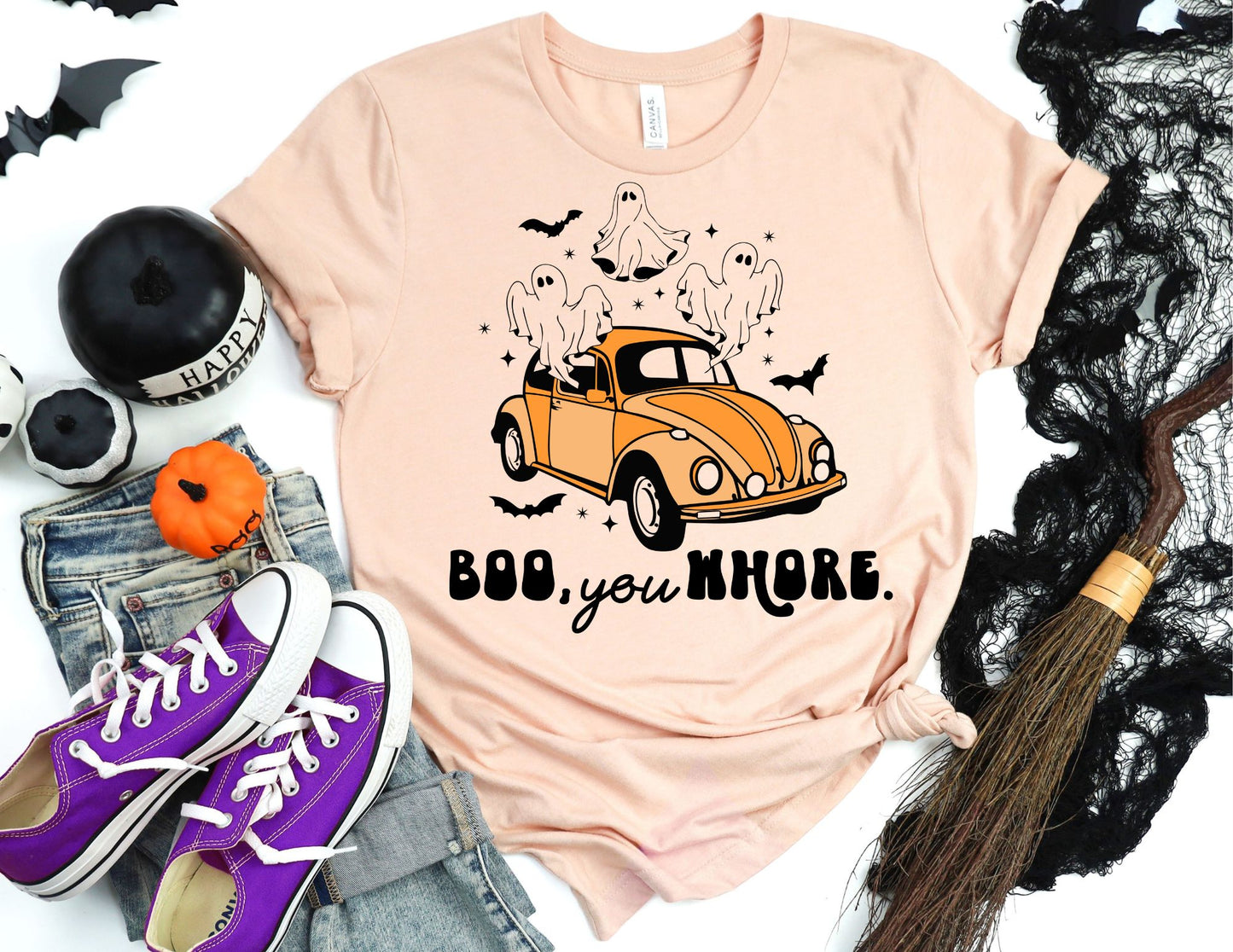 Boo You Whore Shirt - Halloween Shirt