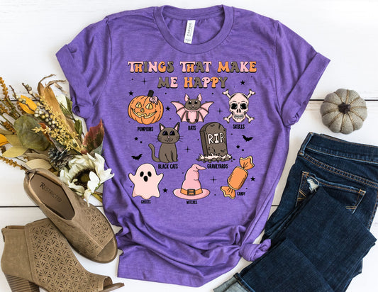 Things That Make me Happy Shirt - Halloween Shirt