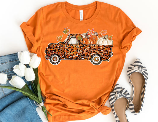 Fall Pumpkin Truck Shirt - Fall Shirt