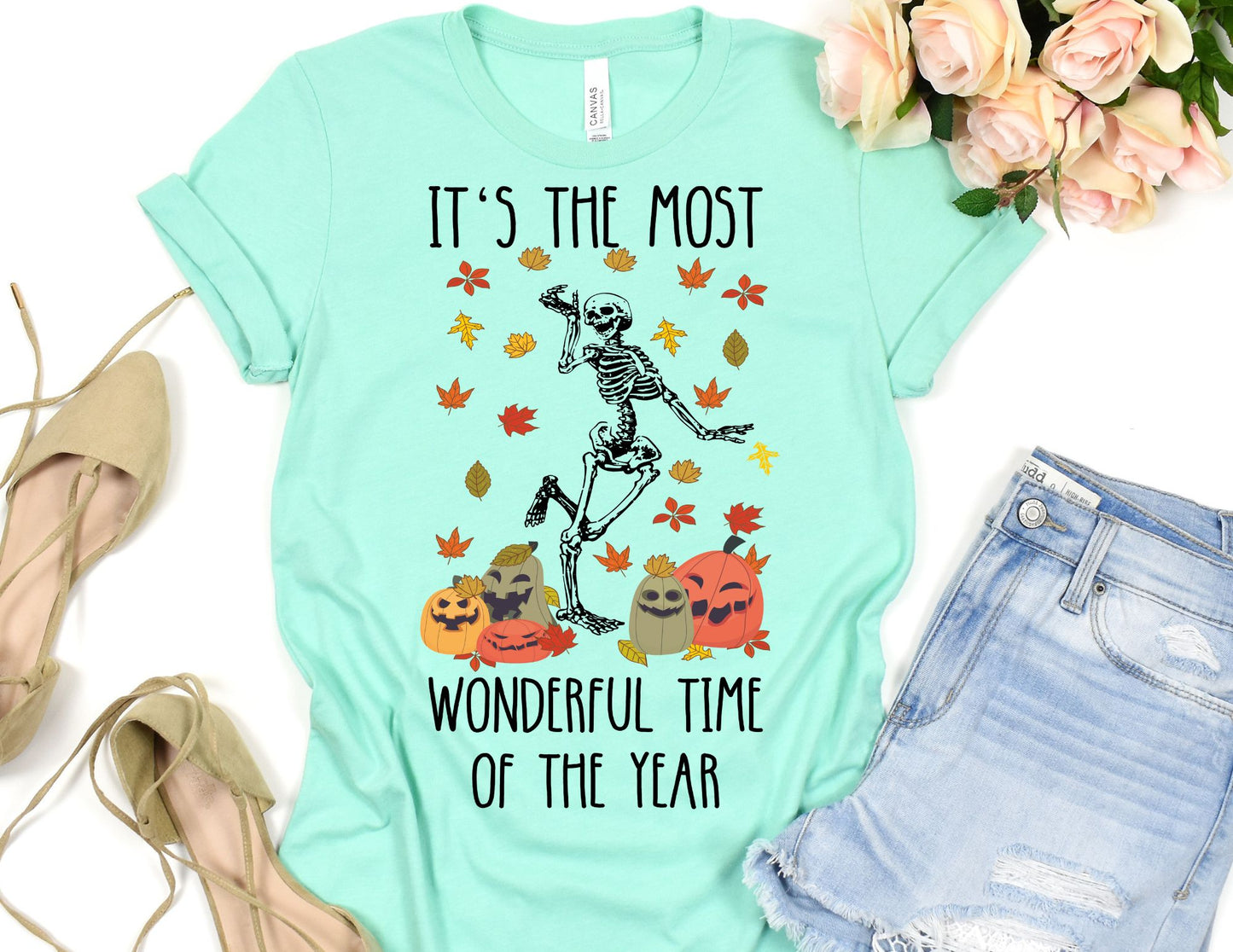 Skeleton It's The Most Wonderful Time of the Year Shirt - Fall Shirt