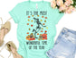 Skeleton It's The Most Wonderful Time of the Year Shirt - Fall Shirt