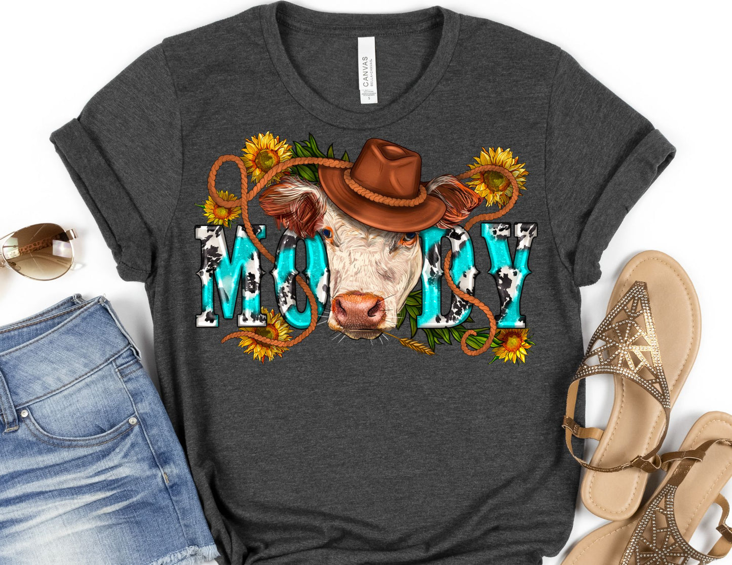 Moody Cow Shirt - Fall Shirt