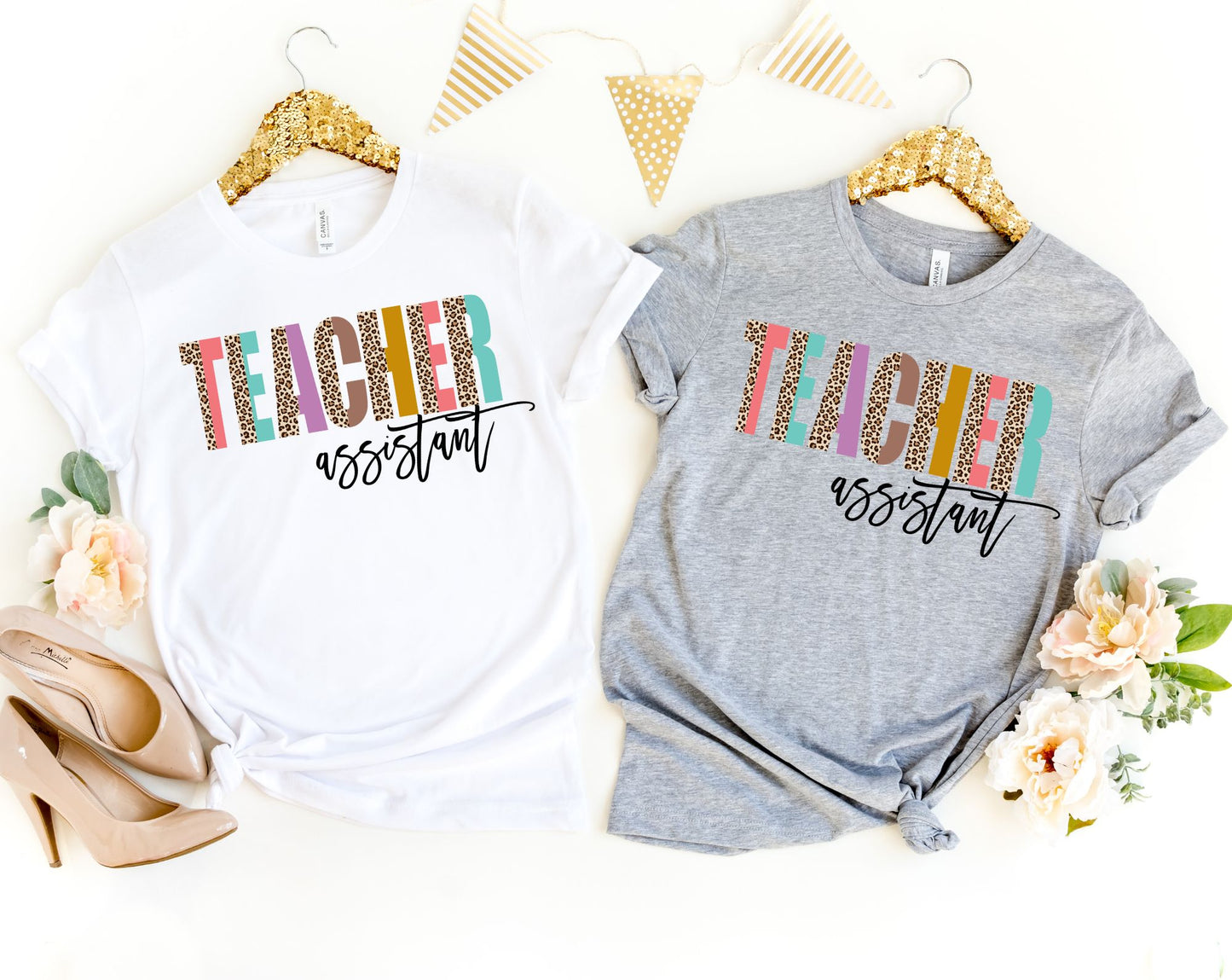 Leopard Teacher Assistant Shirt - Assistant Teacher Shirt