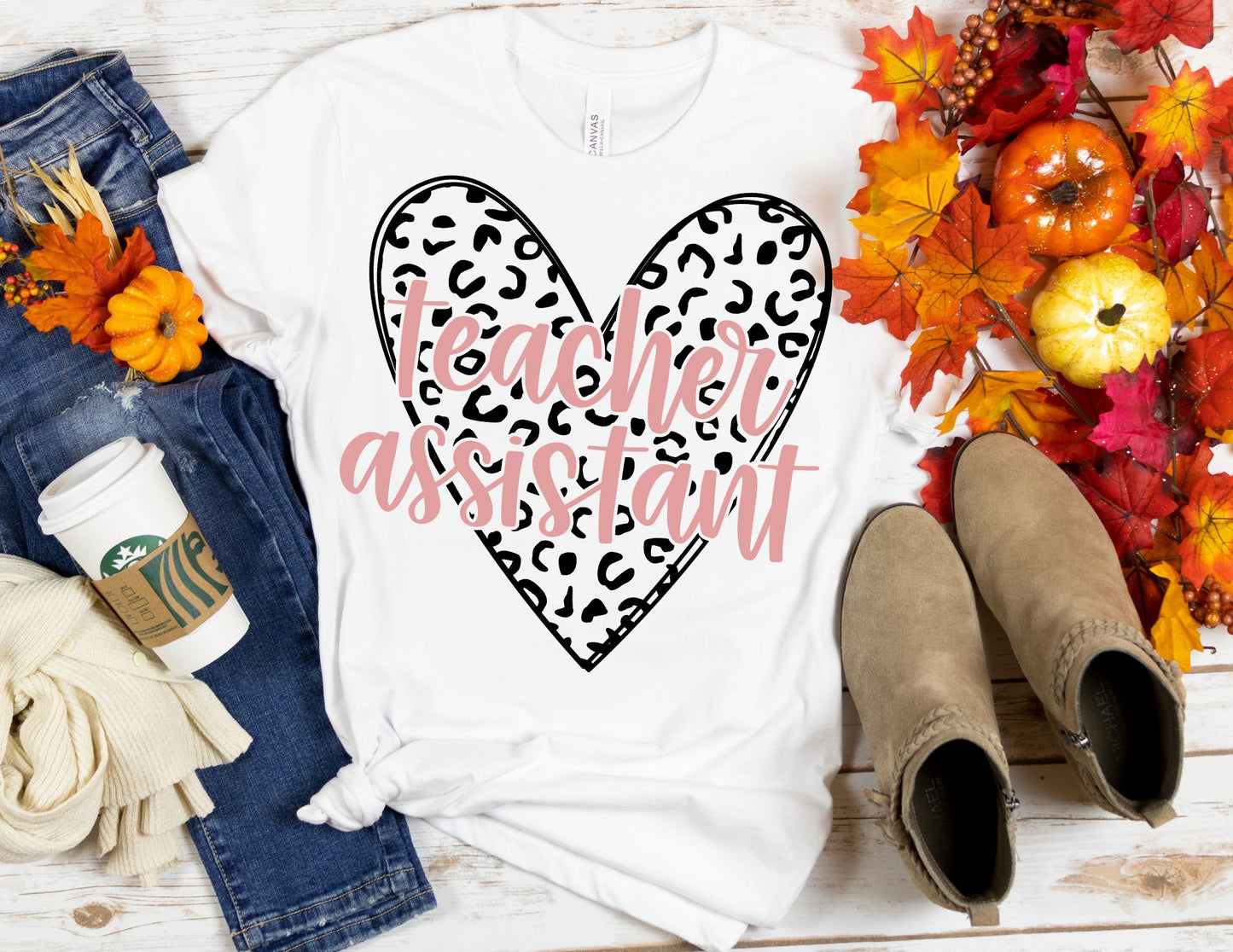 Teacher Assistant Heart Shirt - Assistant Teacher Shirt