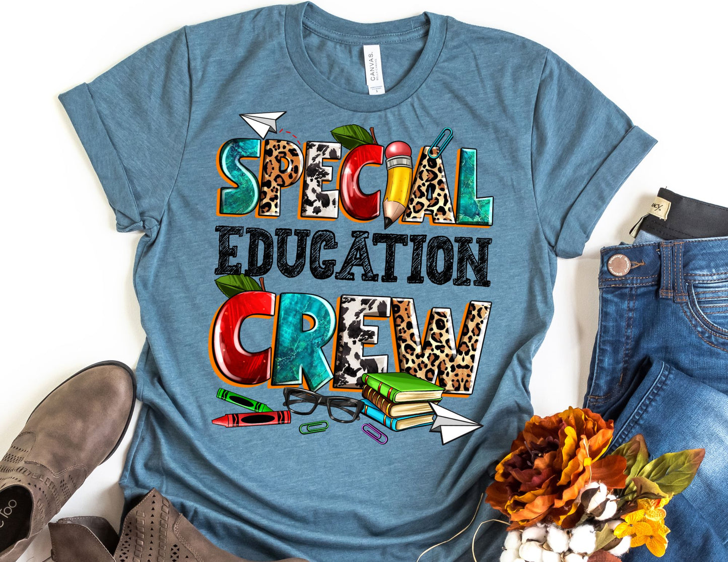 Special Education Crew Shirt - Special Educator Teacher Shirt