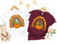 Fall Pumpkin Rainbow Shirt - Fall Shirt