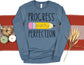 Progress Over Perfection Long Sleeve Shirt - Long Sleeve Teacher Shirt