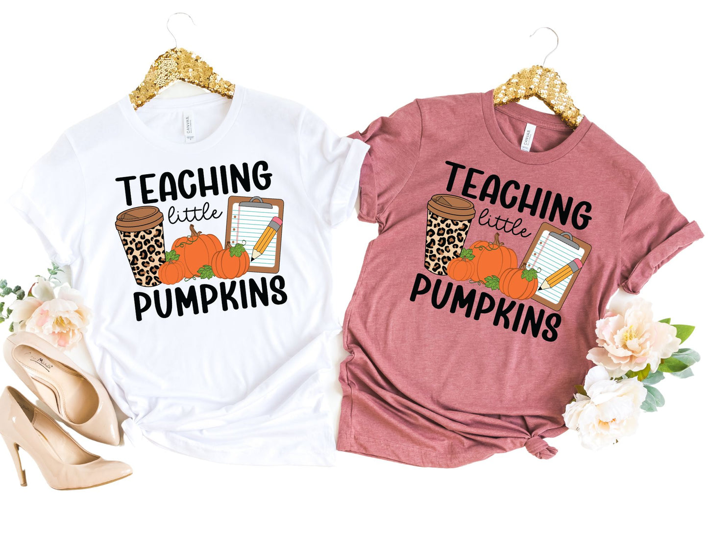 Teaching Little Pumpkins Shirt - Fall Teacher Shirt