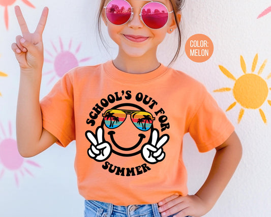 Comfort Colors School's Out For Summer Kids Shirt
