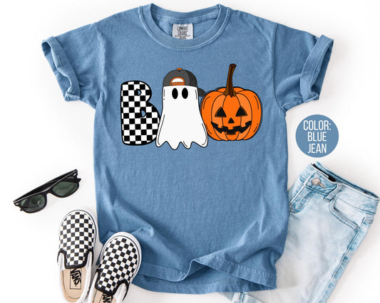 Comfort Colors Boys Boo Shirt: Boys Halloween Tee