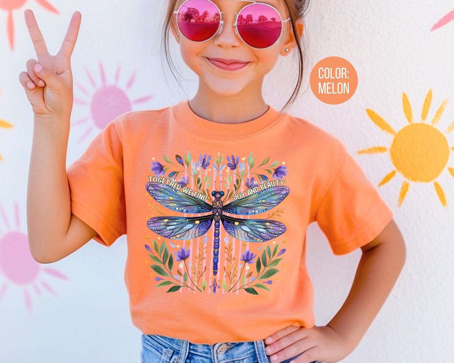 Comfort Colors Dragonfly Shirt: Matching Mom & Daughter Shirts