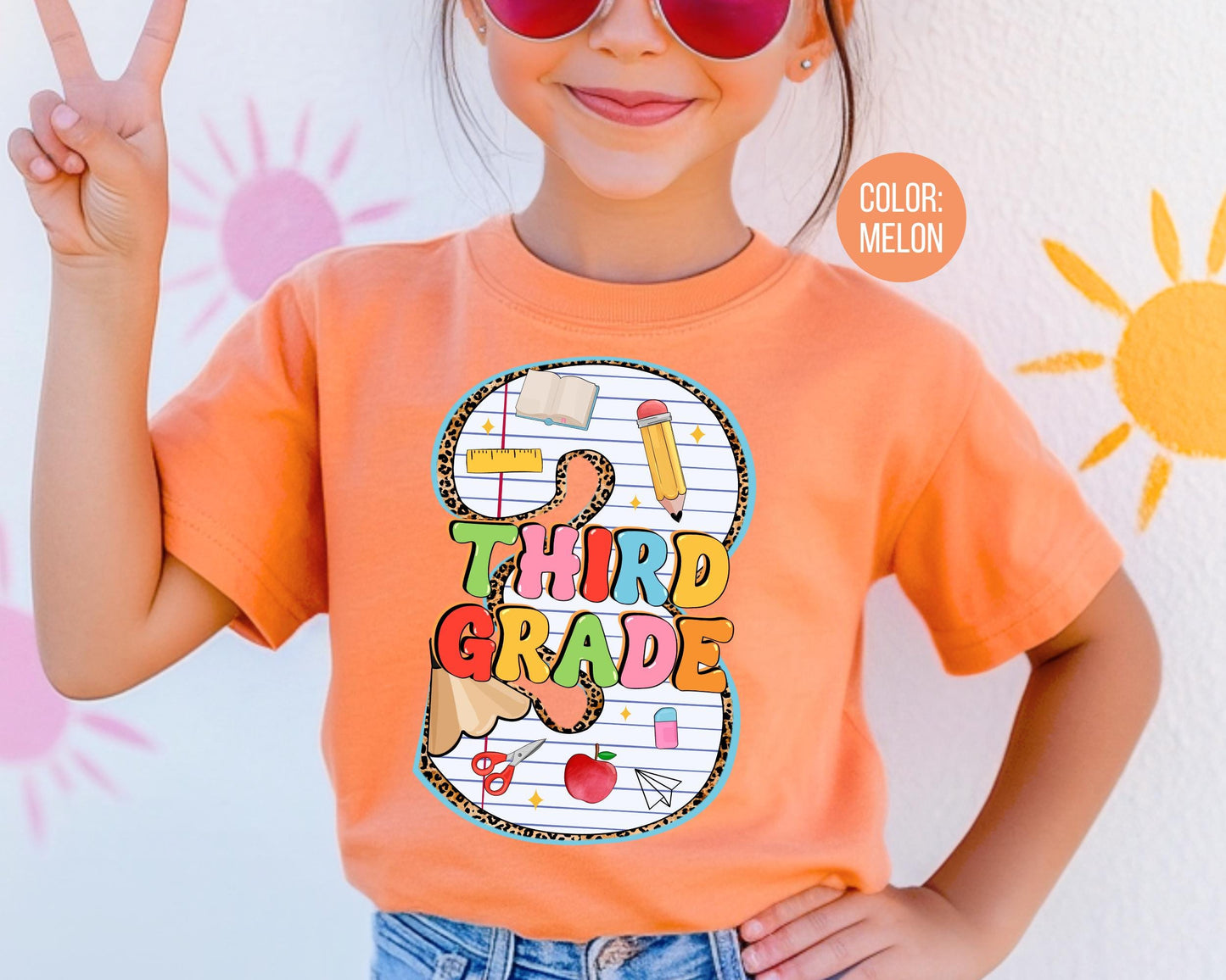 Comfort Colors 3rd Grade Pencil Shirt - Back to School