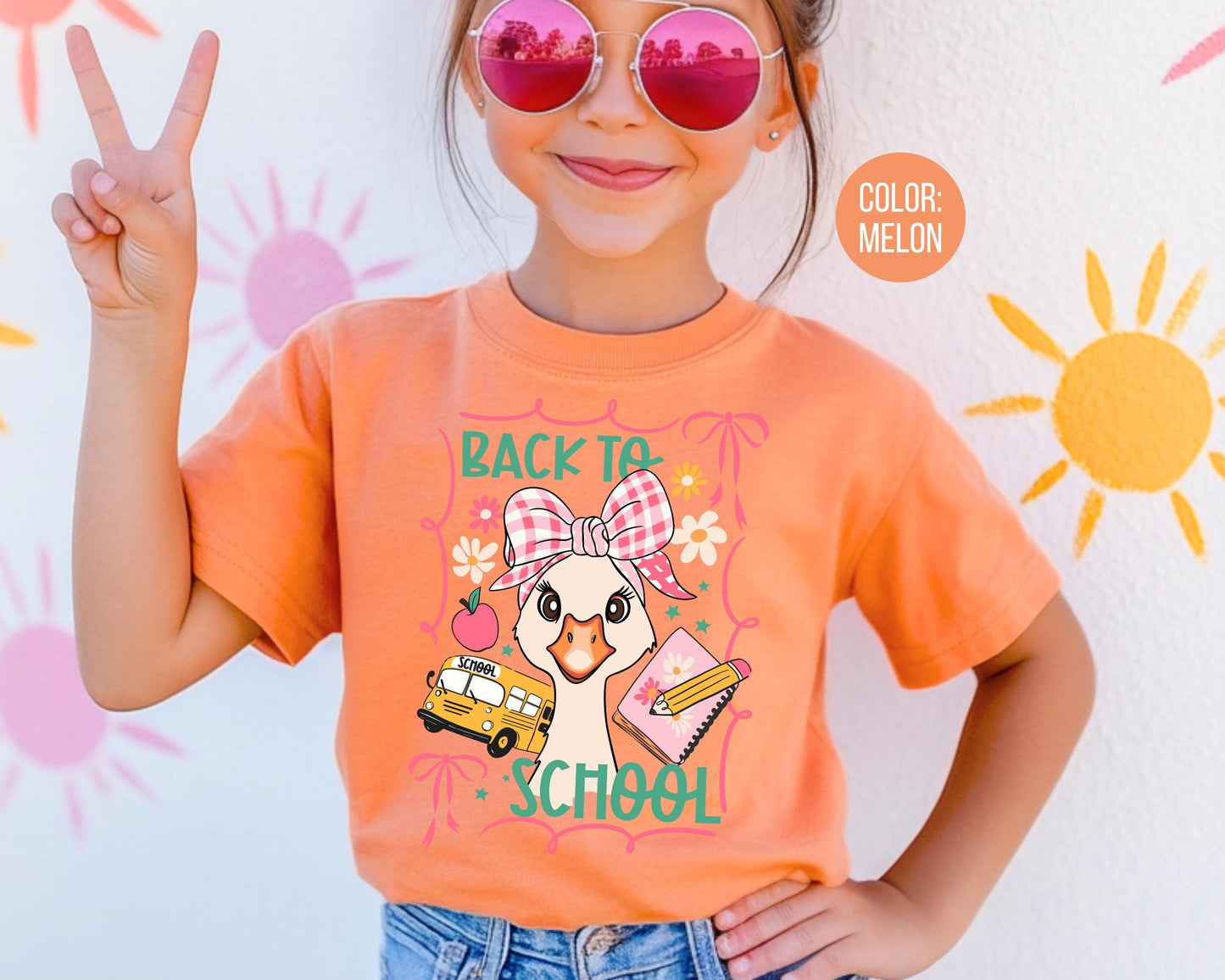 Comfort Colors Goose Back to School Shirt - Kids First Day Tee