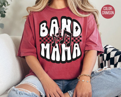 Comfort Colors Band Mama Shirt: Marching Band Mom Tee