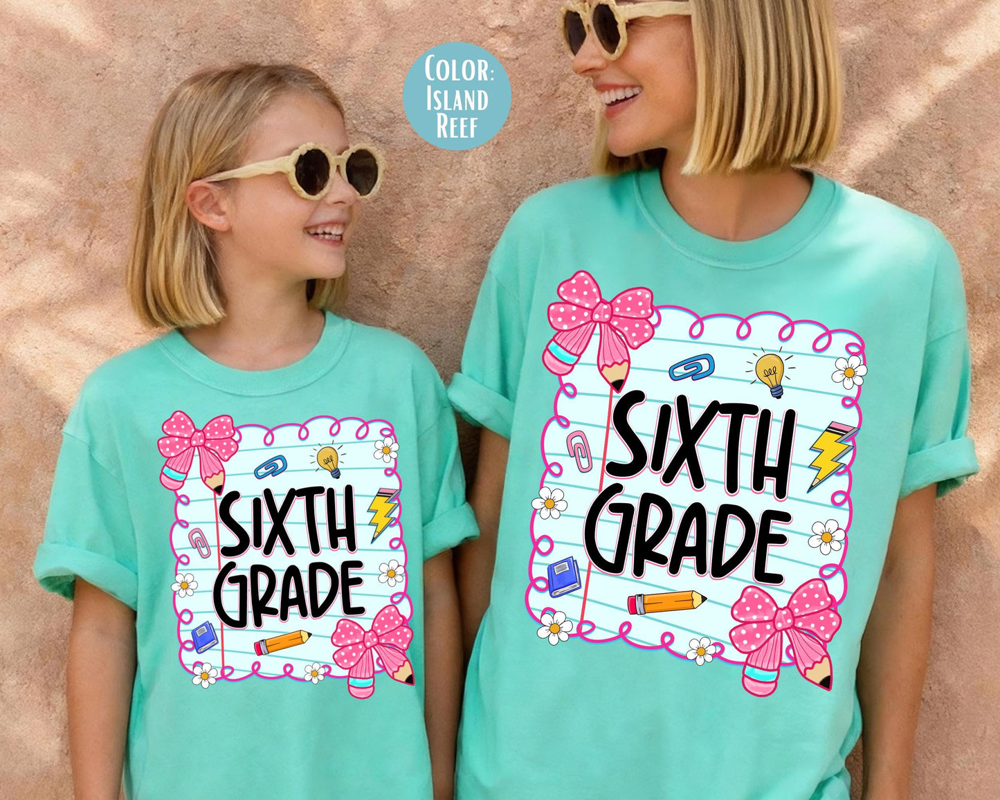 Comfort Colors® Coquette Sixth Grade Shirt, 6th Grade Teacher Shirts