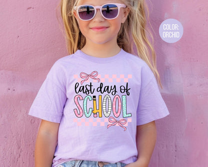 Comfort Colors Last Day of School Shirt - Kids End of Year Tee