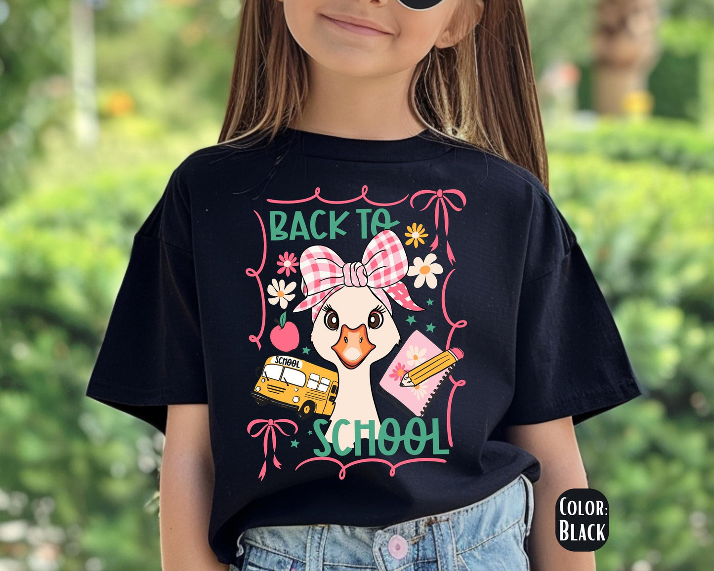 Comfort Colors Goose Back to School Shirt - Kids First Day Tee