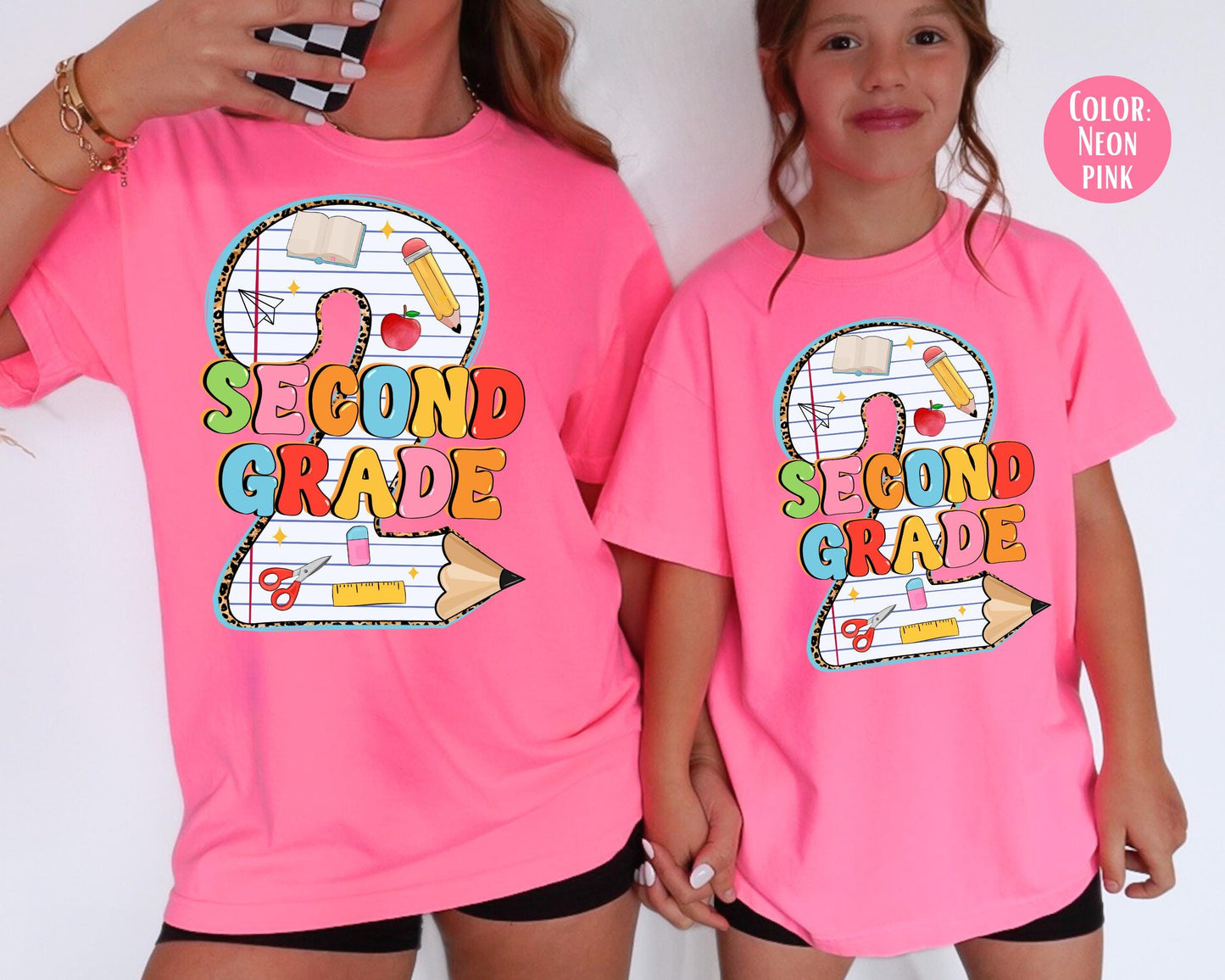 Comfort Colors 2nd Grade Shirt: Back to School Tee