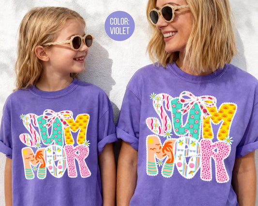 Comfort Colors® Preppy Summer Shirt, Girls Summer Shirts